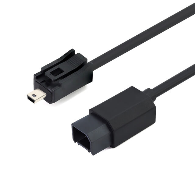 MINI USB TYPE B CABLE, MALE TO F