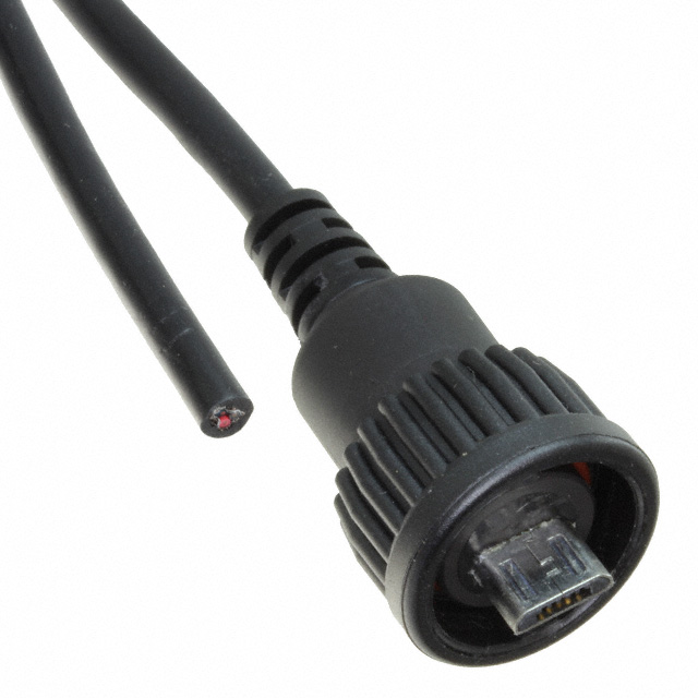 CBL USB2.0 MCR B PLG-OPN W/COUPL