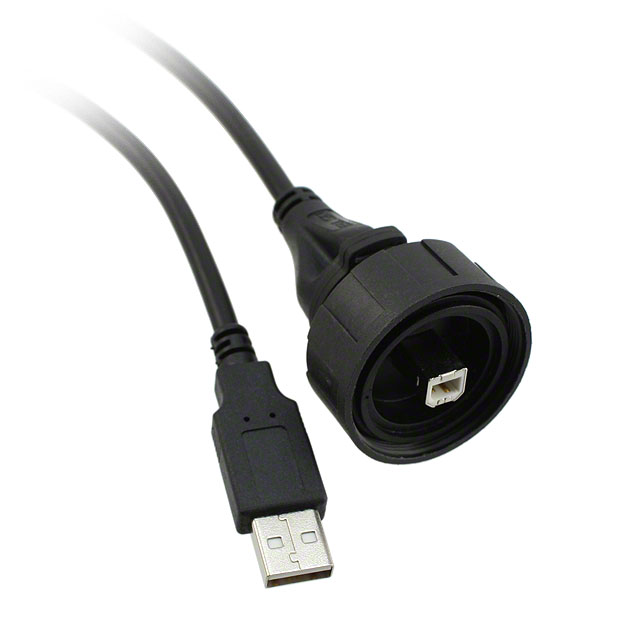 CBL USB2.0 A PLUG-B PLUG W/COUPL