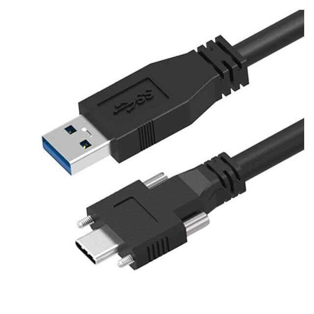 USB 3.1 A to C Dual Lock, 12in