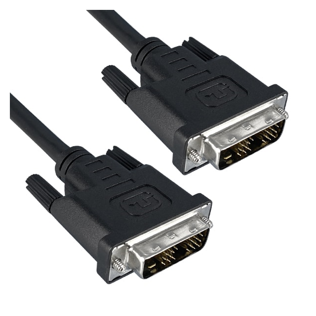 CBL M-M DVI-D SNGL LINK 3' SHLD