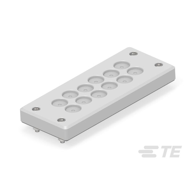 GROMMET ENTRY PLATE GRAY