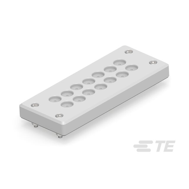GROMMET ENTRY PLATE GRAY