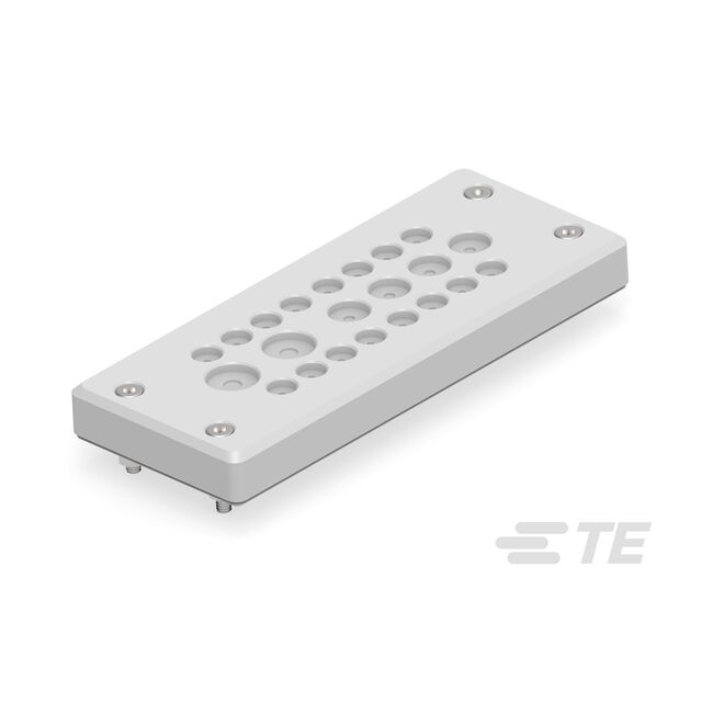 GROMMET ENTRY PLATE PA6 GRAY