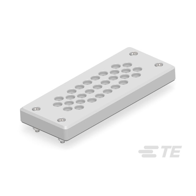 GROMMET ENTRY PLATE GRAY