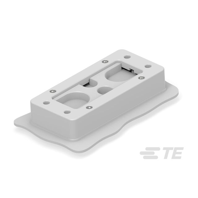 GROMMET ENTRY PLATE GRAY