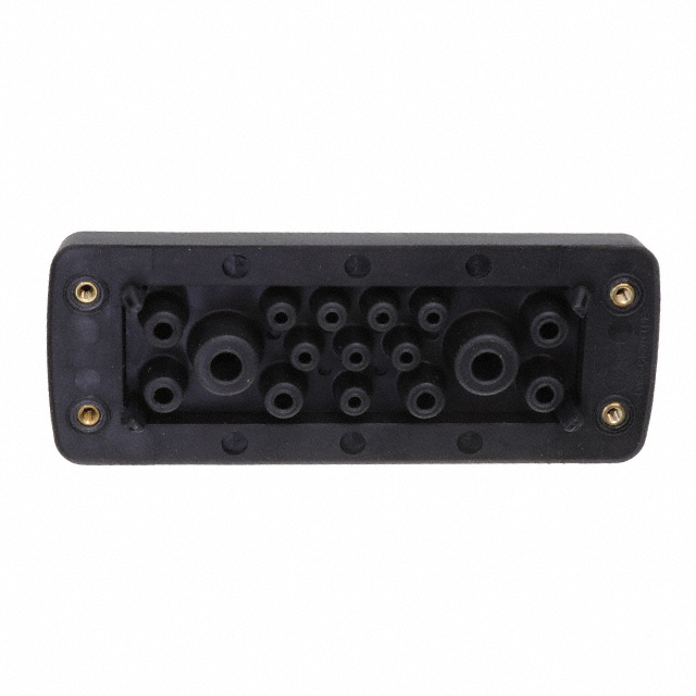 GROMMET ENTRY PLATE PA66 BLACK