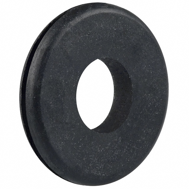 GROMMET 0.625" RUBBER BLACK