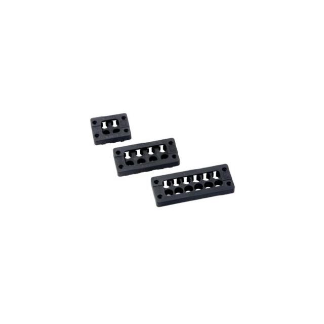 GROMMET W/STR RELIEF PP TPE BLK