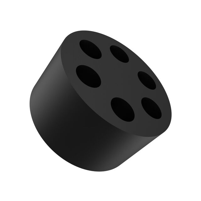 PG 29, NBR MULTI-HOLE SEAL, BLAC