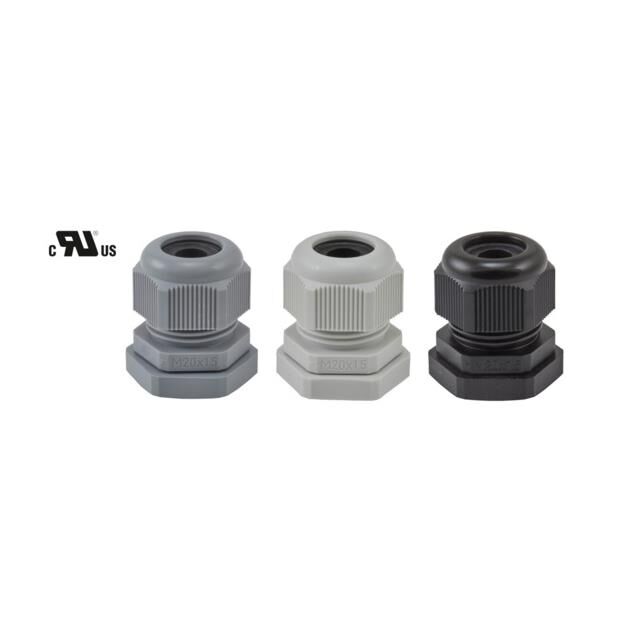 CABLE GLAND SET WITH LOCKNUT M12