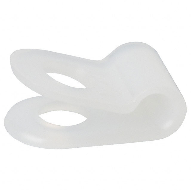 CBL CLAMP P-TYPE WHITE FASTENER
