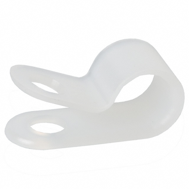 CBL CLAMP P-TYPE WHITE FASTENER