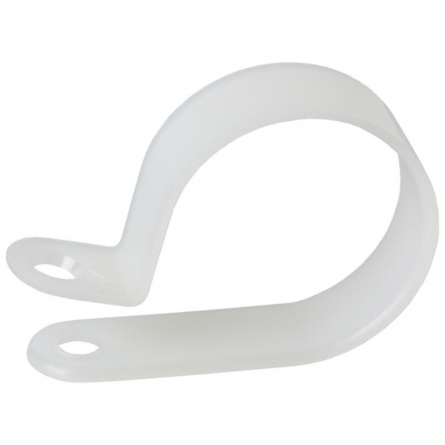 CBL CLAMP P-TYPE WHITE FASTENER