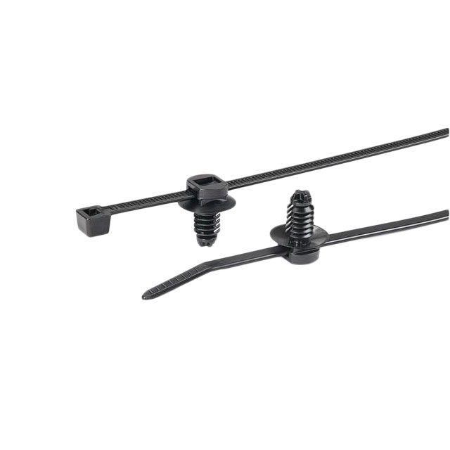 CBL TIE LOCK BLK 50LB 7.87" 2PC
