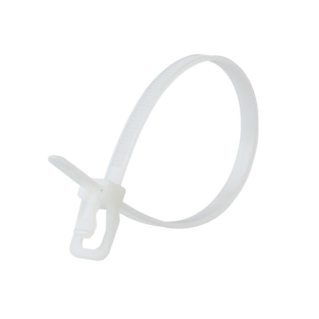 CBL TIE RELEASEABLE NAT 50LB 8"