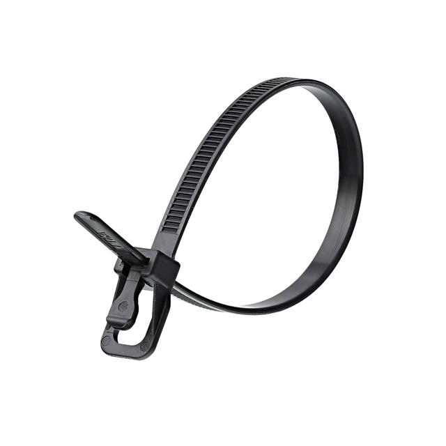 CBL TIE RELEAS BLACK 50LB 1.167'