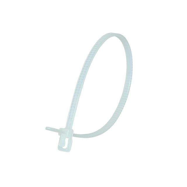 CBL TIE RELEASEABLE NAT 18LB 6"