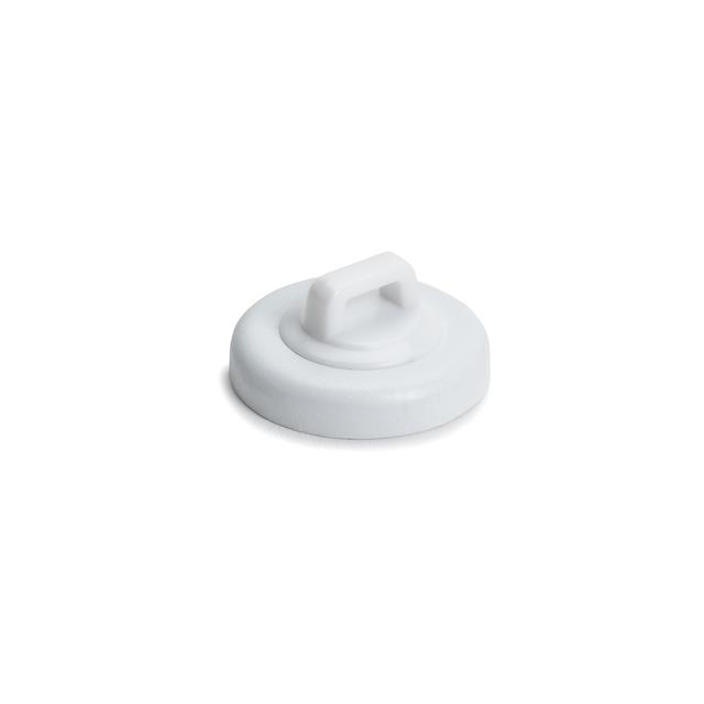 CABLE TIE HLDR SNGL MAGNETIC WHT