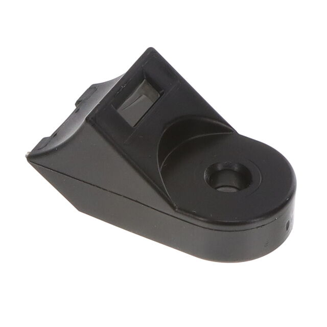 CABLE TIE HLDR SNGL SCRW MNT BLK