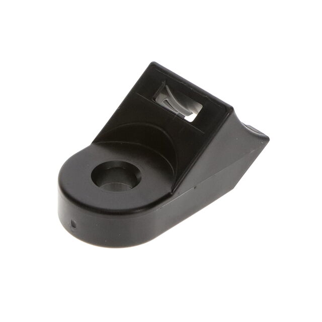 CABLE TIE HLDR SNGL SCRW 1/4 BLK