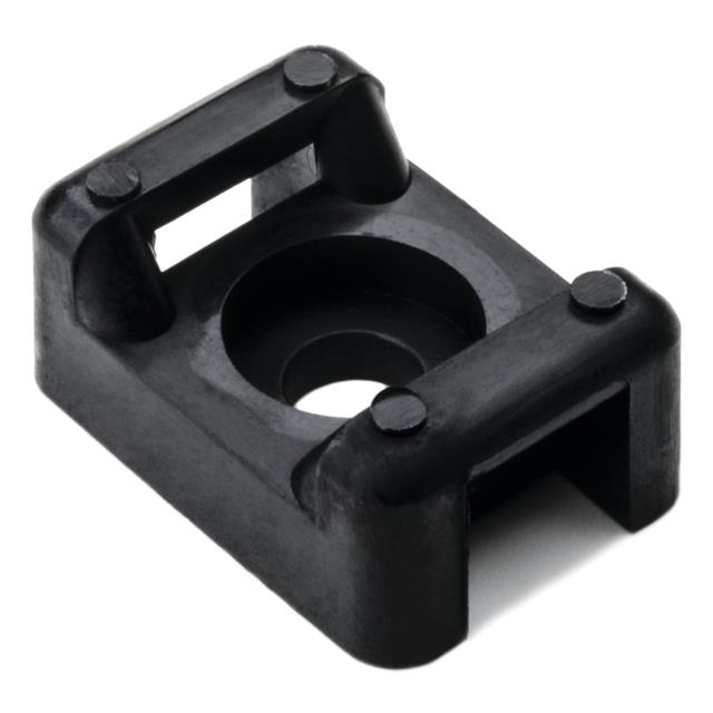 CABLE TIE HLDR DUAL SCRW #10 BLK