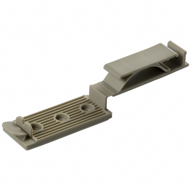 CABLE TIE HOLDER SINGLE ADH GRAY