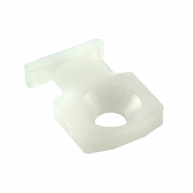CABLE TIE HLDR SNGL SCREW #8 NAT