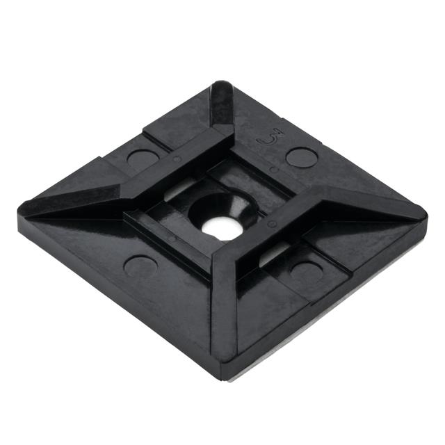 CABLE TIE HOLDER DUAL ADH BLACK