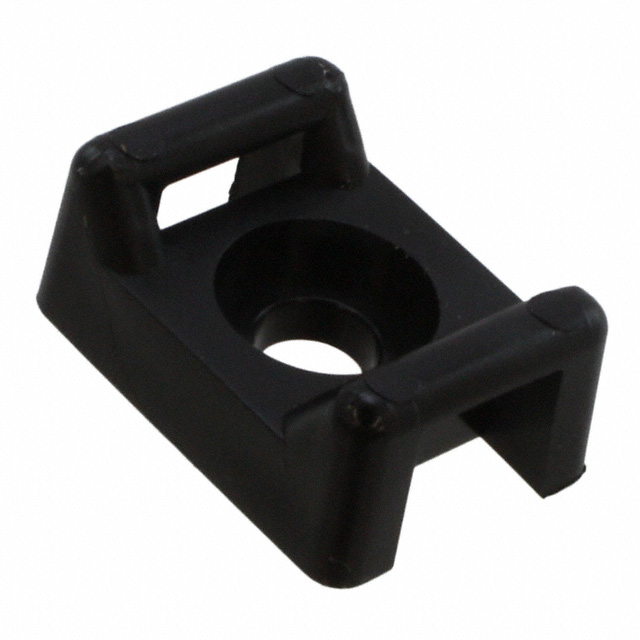CABLE TIE HLDR DUAL SCRW #10 BLK