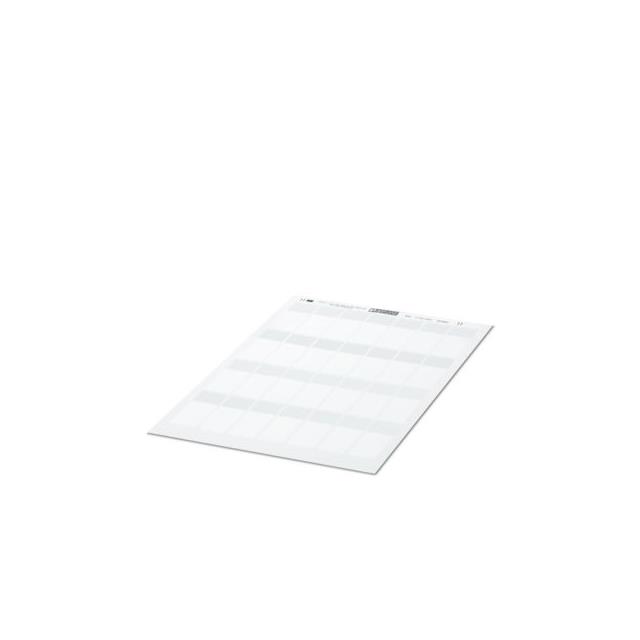 CABLE MARKER LABEL, SHEET, WHITE