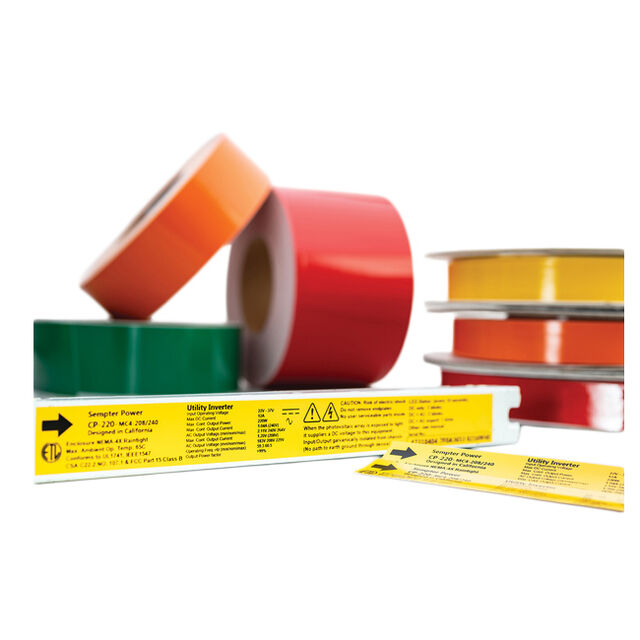 LABEL STANDARD 2"X250'/RL BLUE