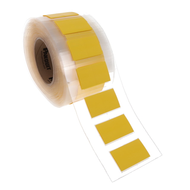LABEL HEAT SHRINKABLE 2SIDE YLW
