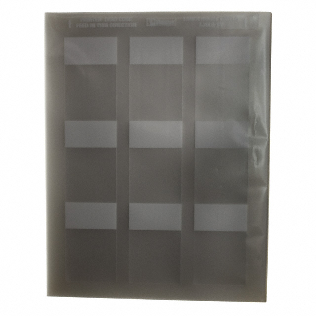 LABEL SELF LAMINATNG 2X3.17" WHT