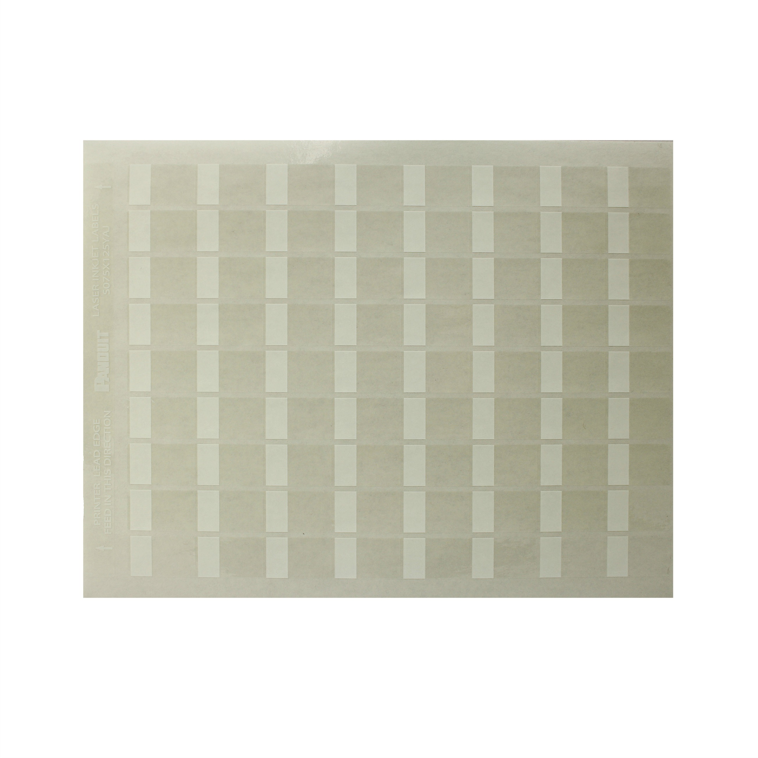 LABEL SELF LAMINATING WHT 72/SHT