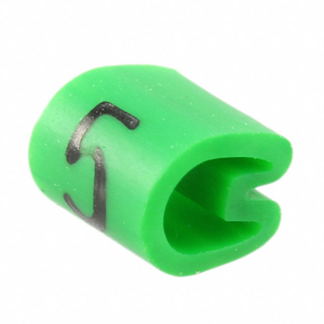 WIRE MARKER PUSH ON 4.5MM GREEN