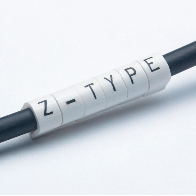 WIRE MARKER PUSH ON 4.5MM WHITE