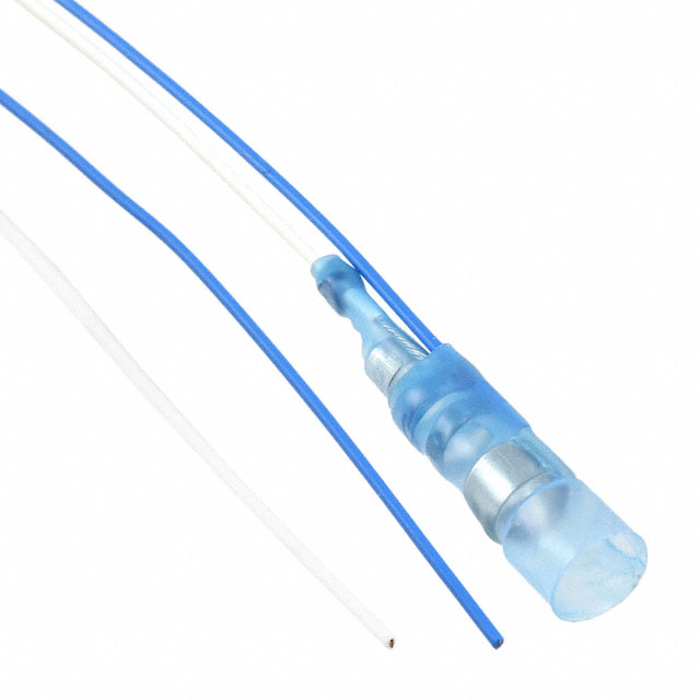 SLDR SLEEVE WIRE-PIN 0.25" BLU