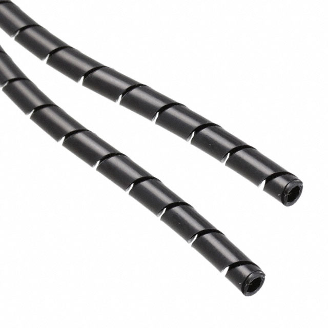 SPIRAL WRAP 1/8" X 1' BLACK
