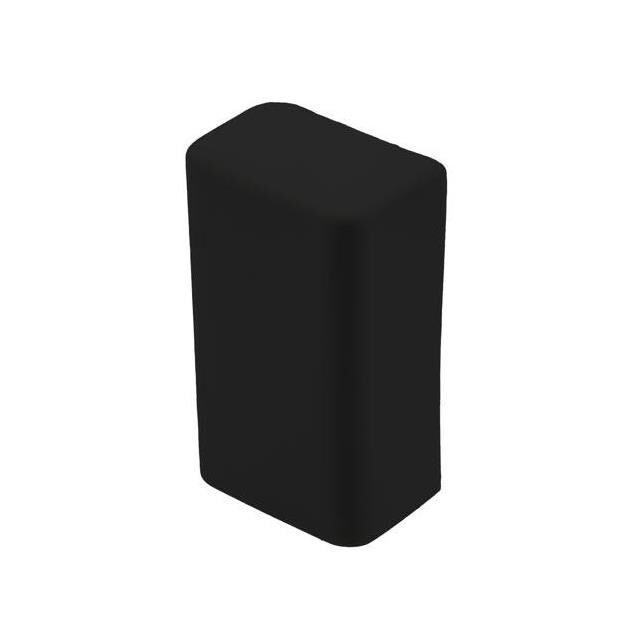 RACEWAY END CAP, 14X21MM BLACK
