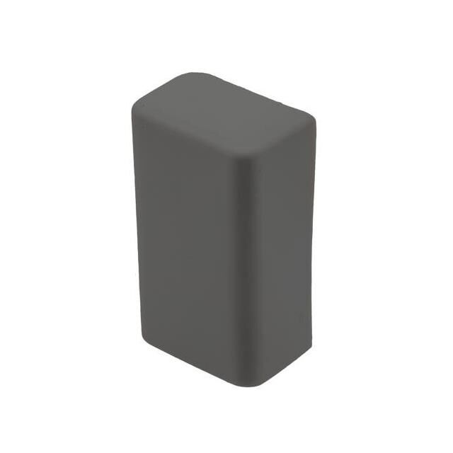 RACEWAY END CAP, 14X21MM GRAY