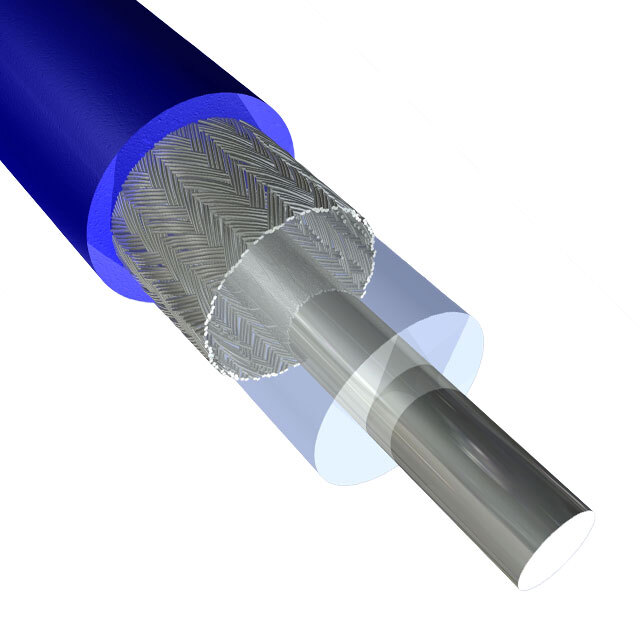 CABLE COAXIAL 24AWG 200'