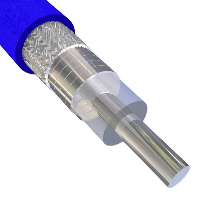 CABLE COAXIAL 19AWG 10'