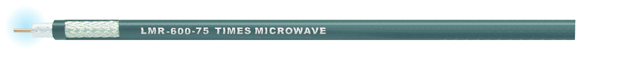 LMR-600-75 W/BLACK NON-HALOGEN J