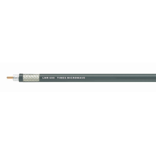 CABLE LMR-600 BLACK PE FOOT