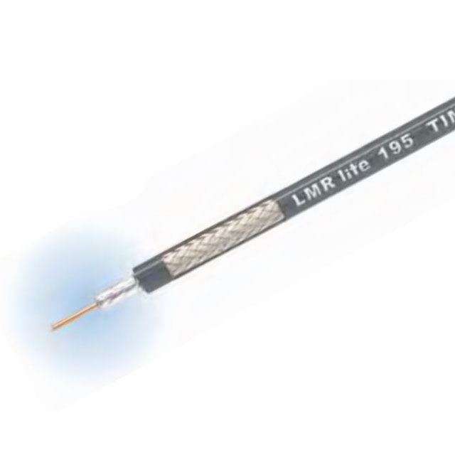CBL COAX BLK PE JACKET 1=1'