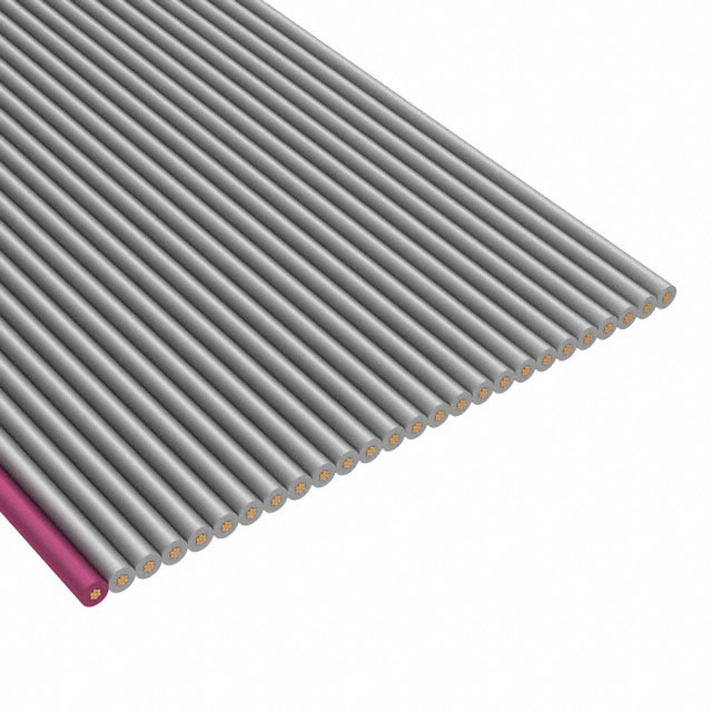 CBL RIBN 26COND 0.025 GRAY 50'