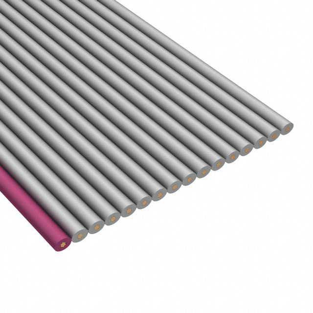 CBL RIBN 16COND 0.05 GRAY 250'