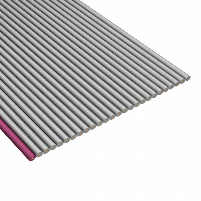CBL RIBN 26COND 0.05 GRAY 50'