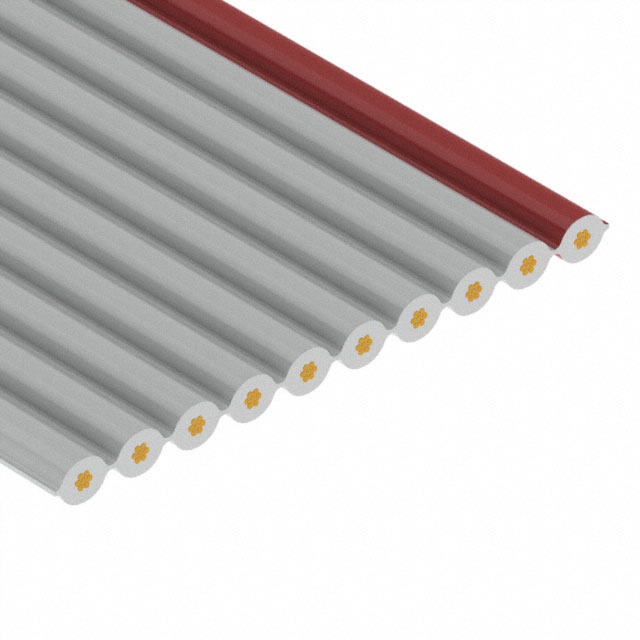 CBL RIBN 10COND 0.05 GRAY 100'